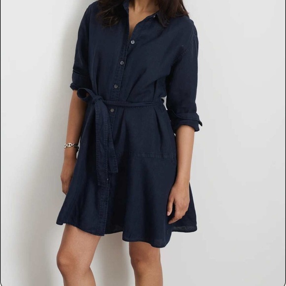 Alex Mill Lili Shirt Dress in Linen - Picture 7 of 9